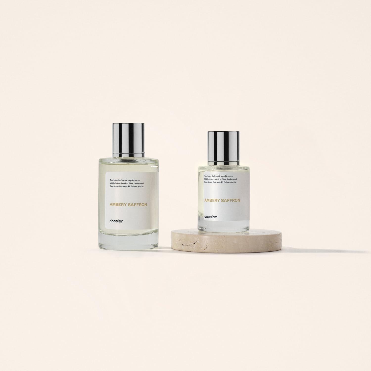 imageDossier Ambery Saffron 17 Fl Oz 50ml Eau de Parfum Inspired by Baccarat Rouge 540 Vegan Unisex Perfume SprayAmbery Saffron