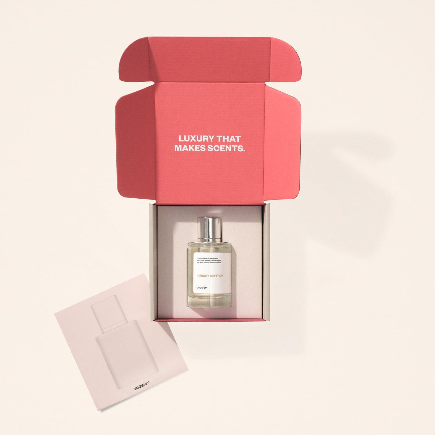 imageDossier Ambery Saffron 17 Fl Oz 50ml Eau de Parfum Inspired by Baccarat Rouge 540 Vegan Unisex Perfume SprayAmbery Saffron