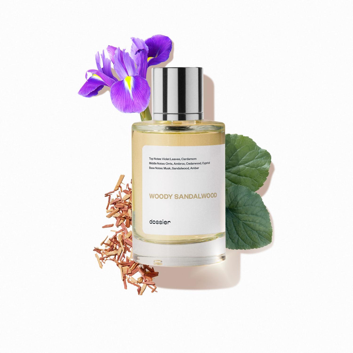 imageDossier Ambery Saffron 17 Fl Oz 50ml Eau de Parfum Inspired by Baccarat Rouge 540 Vegan Unisex Perfume SprayWoody Sandalwood