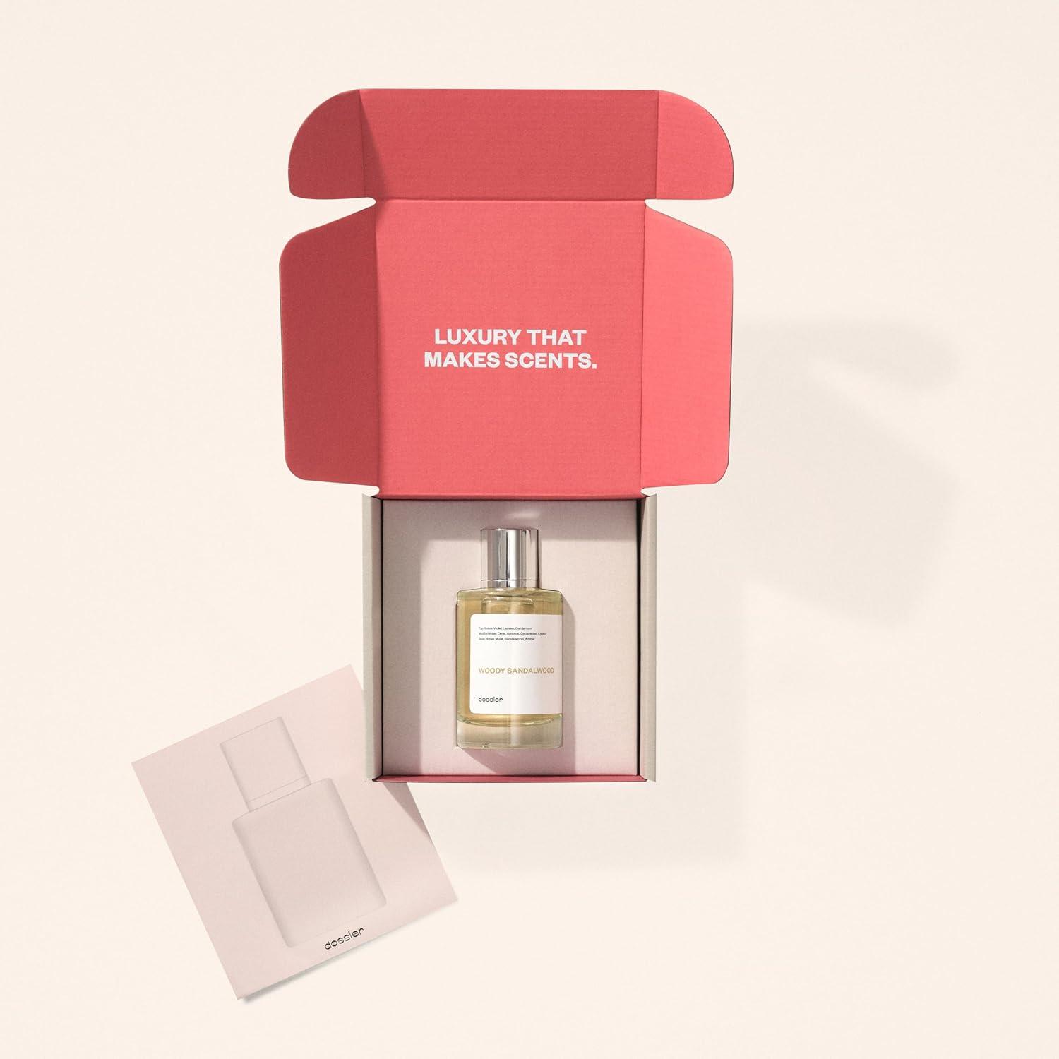 imageDossier Ambery Saffron 17 Fl Oz 50ml Eau de Parfum Inspired by Baccarat Rouge 540 Vegan Unisex Perfume SprayWoody Sandalwood