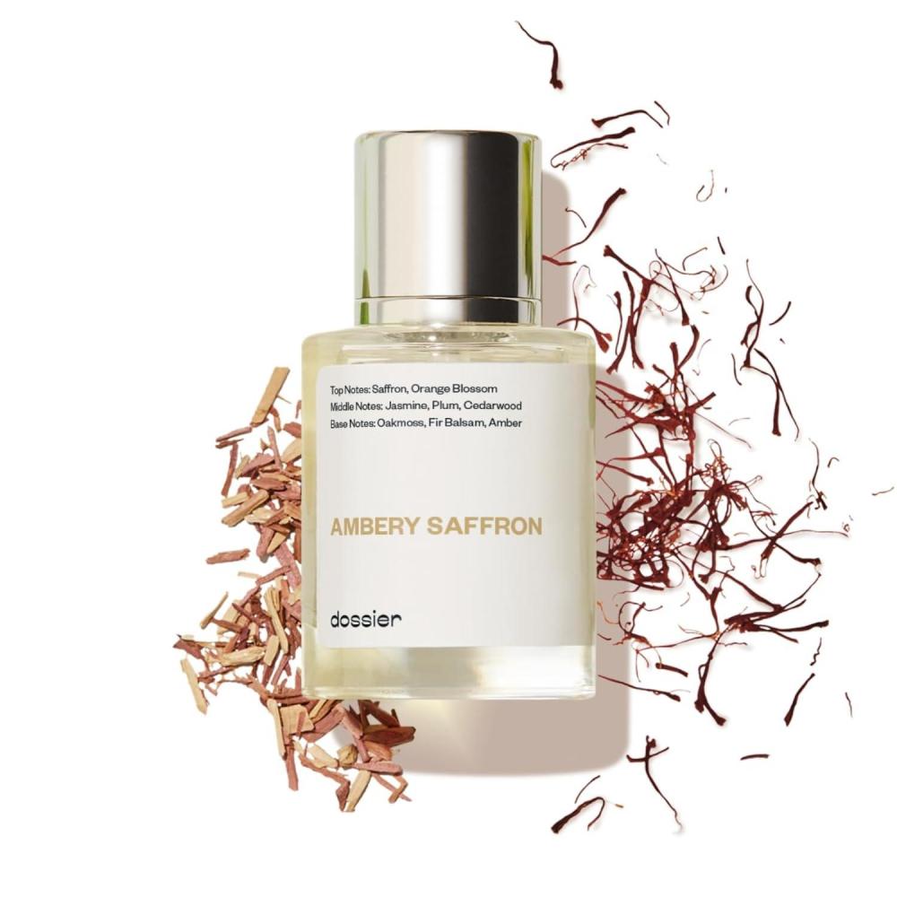 imageDossier Ambery Saffron 17 Fl Oz 50ml Eau de Parfum Inspired by Baccarat Rouge 540 Vegan Unisex Perfume SprayAmbery Saffron
