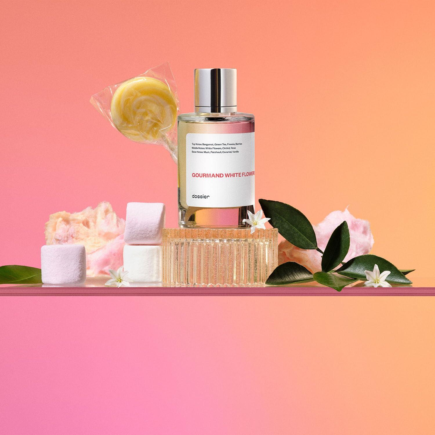 imageDossier Gourmand White Flowers Eau de Parfum Inspired by ViktorampampRolfs Flowerbomb Perfume Luxury Pure Infused ParabenFree Vegan For Women Fragrance 17 Fl oz Spray 50ml34 Fl Oz Pack of 1