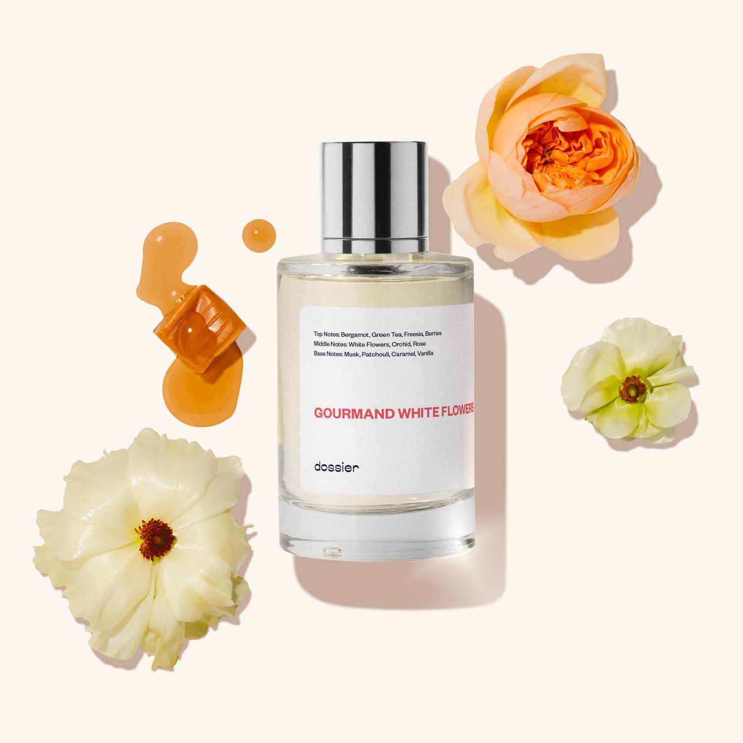 imageDossier Gourmand White Flowers Eau de Parfum Inspired by ViktorampampRolfs Flowerbomb Perfume Luxury Pure Infused ParabenFree Vegan For Women Fragrance 17 Fl oz Spray 50ml34 Fl Oz Pack of 1
