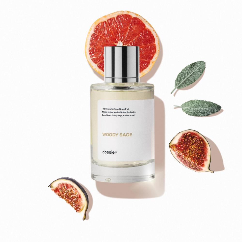 imageDossier  Woody Sage  Eau de Parfum  Inspired by JMalones Wood Sage ampamp Sea Salt  Perfume Luxury  Pure Infused  Paraben Free  Vegan  For Women Men Unisex  Fragrance 170z Spray 50ml34 Fl Oz Pack of 1