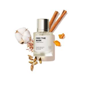 Dossier Free The Musk – Eau de Parfum for All – 50ml / 1.7oz – Clean Skin Musk Fragrance with Ambrette, Jasmine & Cedarwood – Genderless, Vegan, Long-Lasting Perfume