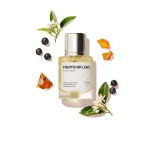 Dossier Fruits of Love – Eau de Parfum for Women – 50ml / 1.7oz – Sweet Fruity Floral Scent with Notes of Blackcurrant, Rose & Vanilla – Clean, Vegan, Long-Lasting Perfume