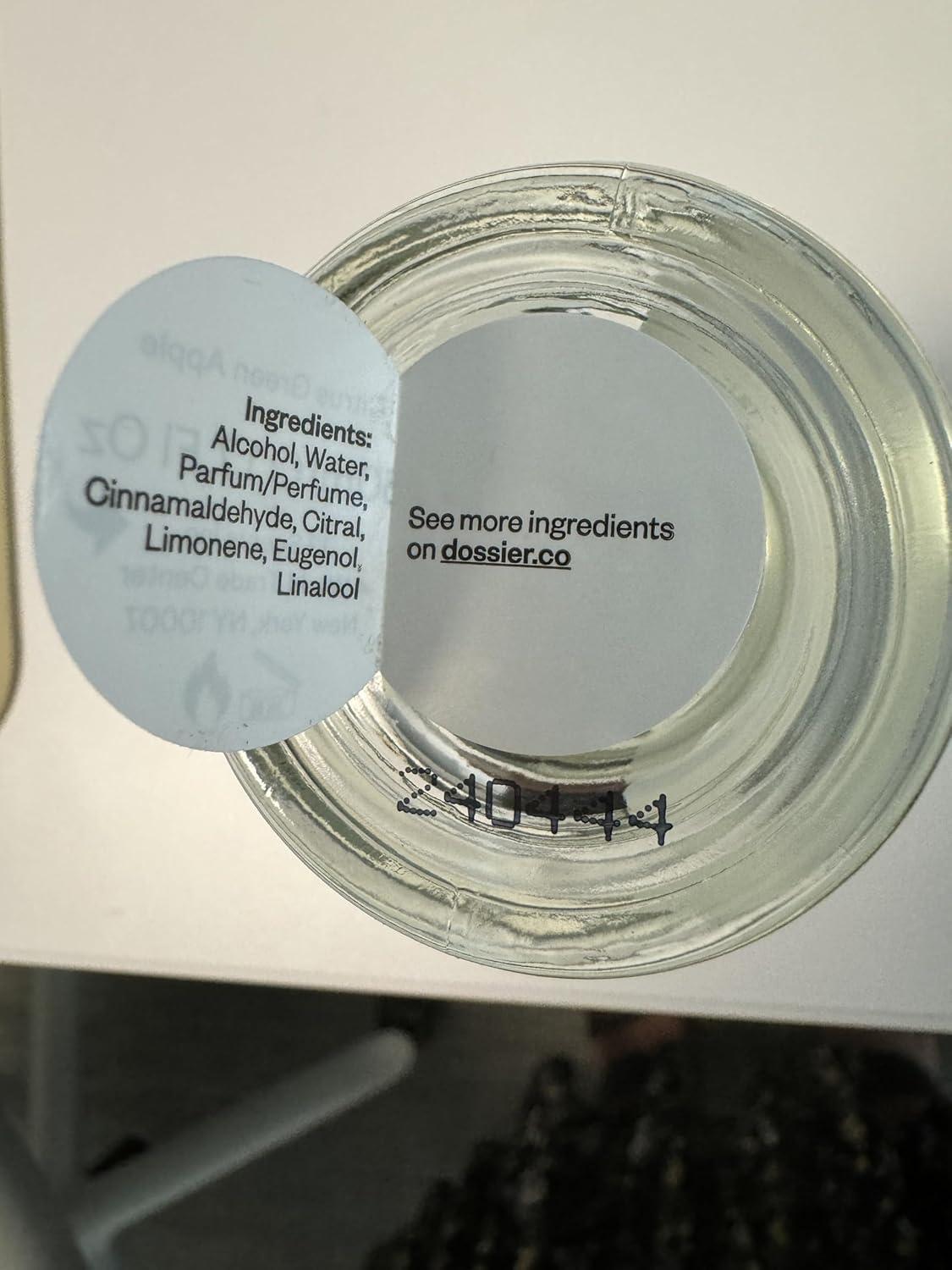 imageDossier Citrus Green Apple Eau de Parfum Perfume Luxury Pure Infused For Women Fragrance 17 oz Spray 50ml