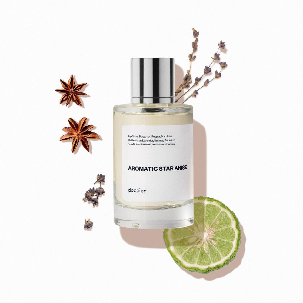 imageDossier Aromatic Star Anise Eau de Parfum Inspired by Luxury Perfumes Pure Infused For Men Fragrance 17 Fl 0z Spray 50ml34 Fl Oz Pack of 1
