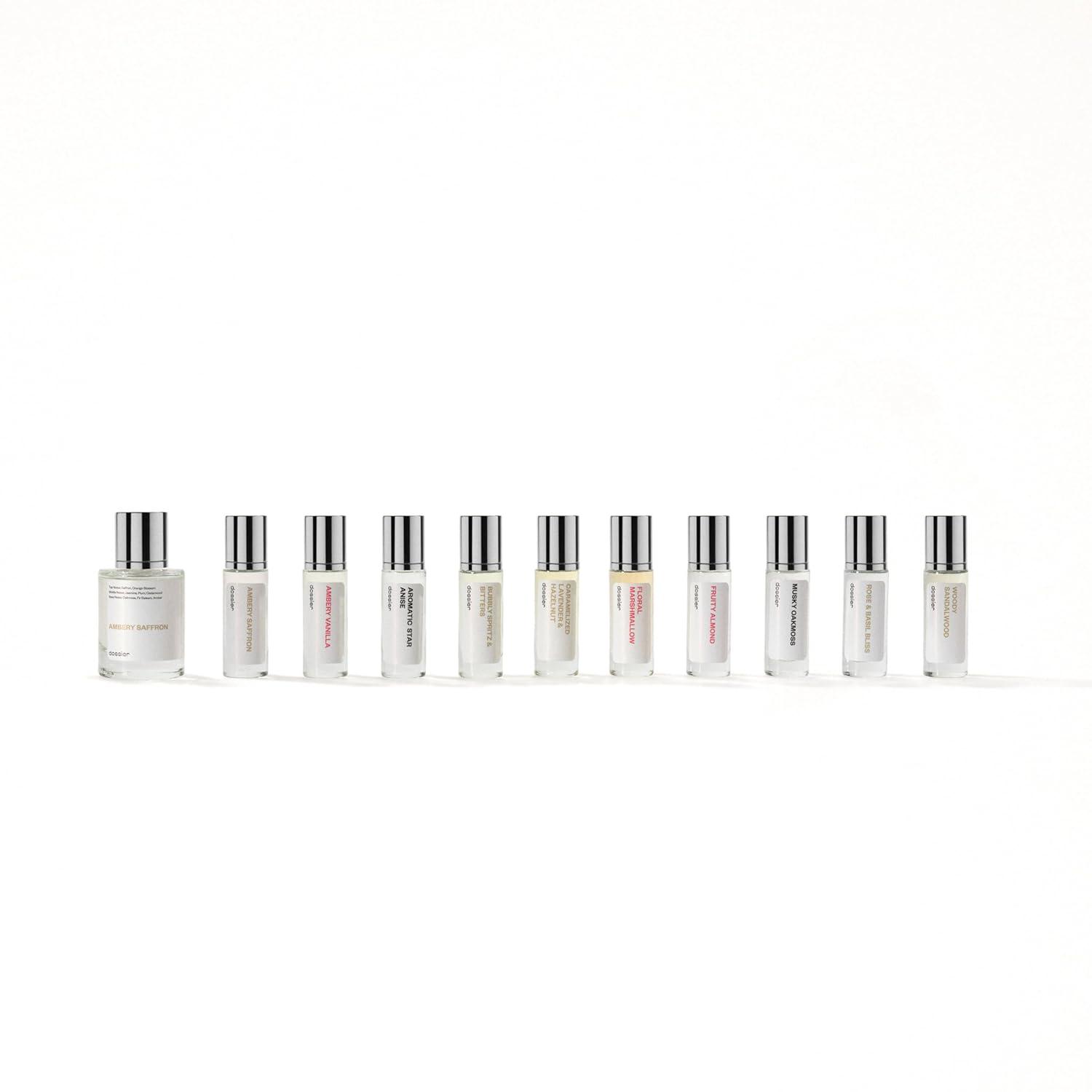 imageDossier Discovery Set 10 x 11ml037 fl oz Testing Sampler Fragrances Diverse Fragrance Collection Inspired by Luxury Scents LongLasting Trying Different Scents Before Purchasing