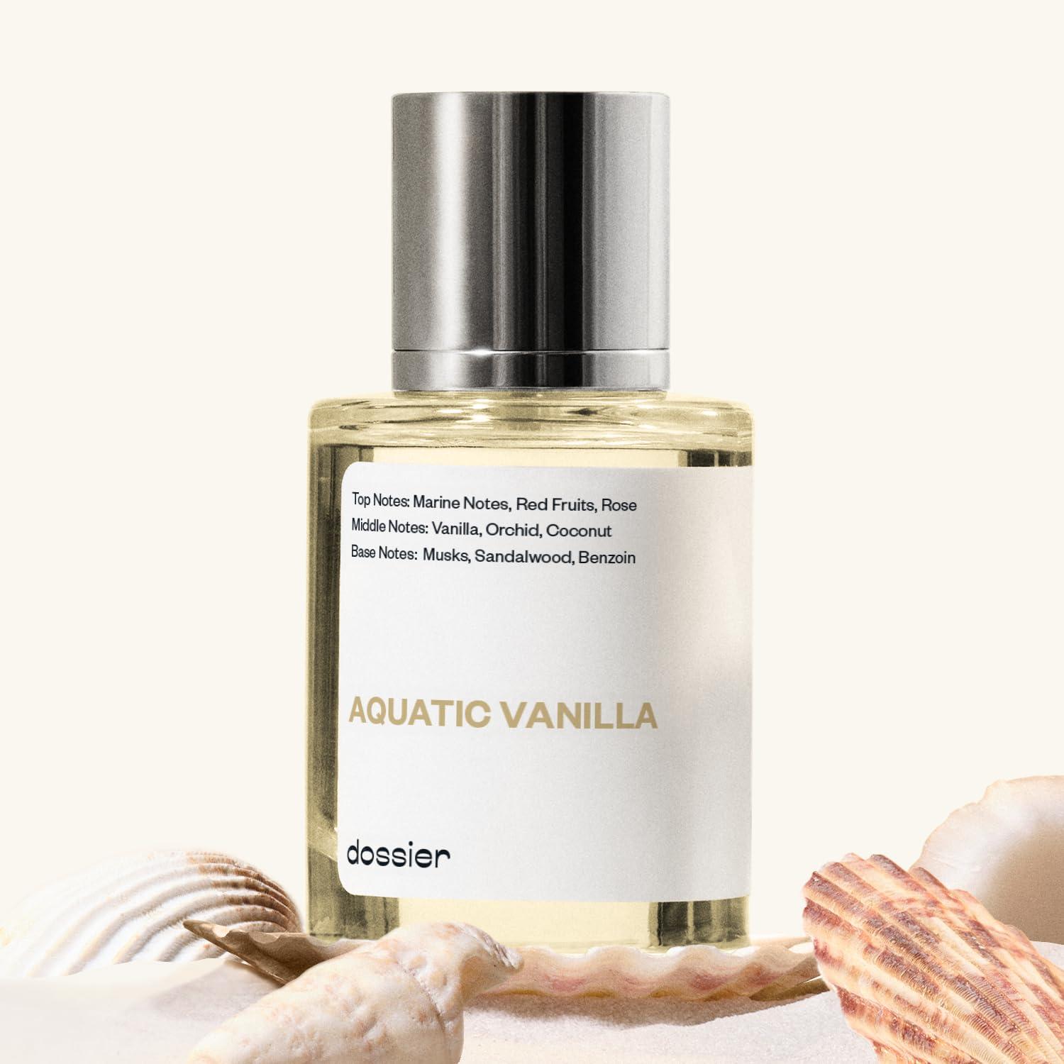 imageDossier Aquatic Vanilla Eau de Parfum Inspired by Vanilla Vibes Longlasting Fragrance Vegan Paraben Free Feminine 50ml 17oz