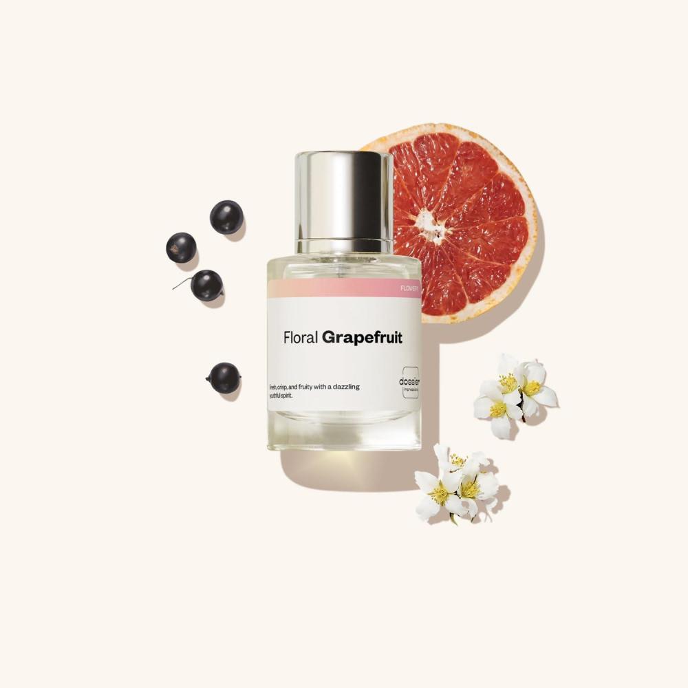 imageDossier  Floral Grapefruit  Eau de Parfum  Inspired by Chance Eau Tendre  Longlasting Fragrance  Vegan  Paraben Free  Feminine  50ml  17oz