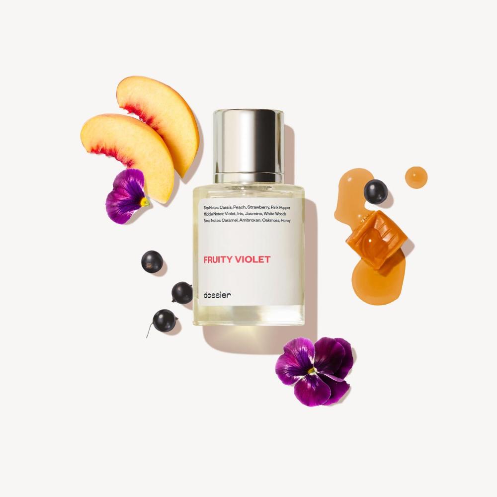 imageDossier  Fruity Violet  Eau de Parfum  Inspired by Her  Longlasting Fragrance  Vegan  Paraben Free  Feminine  50ml  17oz