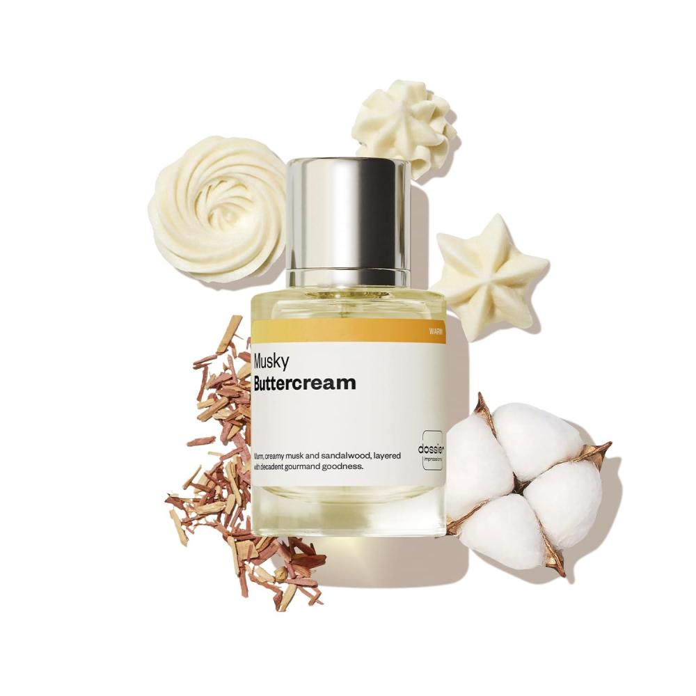 imageDossier Musky Buttercream Eau de Parfum Inspired by Signature You Rve Longlasting Fragrance Vegan Paraben Free Feminine 50ml 17oz